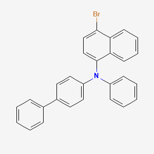 N-([1,1'-Biphenyl]-4-yl)-4-bromo-N-phenylnaphthalen-1-amine