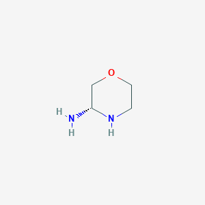 molecular formula C4H10N2O B12986023 (S)-Morpholin-3-amine 