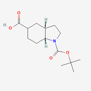 (3AR,7AR)-1-(Tert-butoxycarbonyl)octahydro-1H-indole-5-carboxylic acid