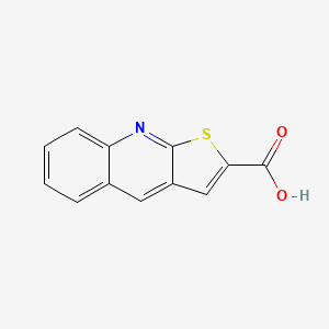 molecular formula C12H7NO2S B1298606 Thieno[2,3-b]quinoline-2-carboxylic acid CAS No. 52026-70-7