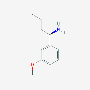 molecular formula C11H17NO B12986077 (R)-1-(3-Methoxyphenyl)butan-1-amine 