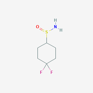 4,4-Difluorocyclohexane-1-sulfinamide