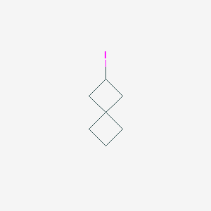 molecular formula C7H11I B12986130 2-Iodospiro[3.3]heptane 