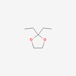 molecular formula C7H14O2 B12986163 2,2-Diethyl-1,3-dioxolane CAS No. 4362-57-6