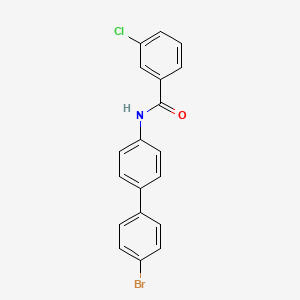 N-(4'-Bromo-[1,1'-biphenyl]-4-yl)-3-chlorobenzamide