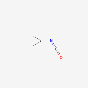 molecular formula C4H5NO B1298619 异氰酸环丙烷 CAS No. 4747-72-2