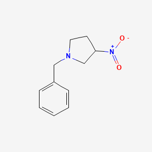 molecular formula C11H14N2O2 B12986203 1-Benzyl-3-nitropyrrolidine 