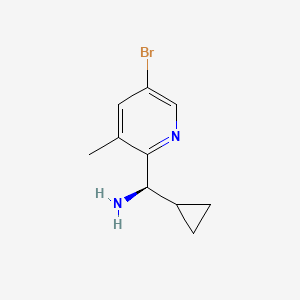 (R)-(5-Bromo-3-methylpyridin-2-yl)(cyclopropyl)methanamine