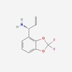 (R)-1-(2,2-difluorobenzo[d][1,3]dioxol-4-yl)prop-2-en-1-amine hydrochloride