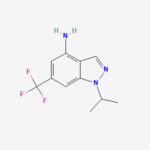 1-Isopropyl-6-(trifluoromethyl)-1H-indazol-4-amine