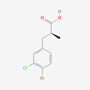 (S)-3-(4-Bromo-3-chlorophenyl)-2-methylpropanoic acid