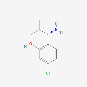 (S)-2-(1-Amino-2-methylpropyl)-5-chlorophenol