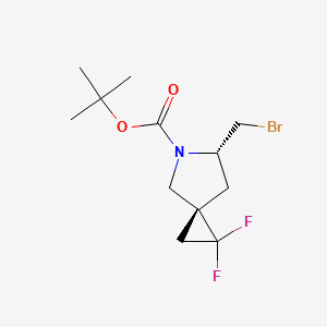 tert-Butyl (3R,6S)-6-(bromomethyl)-1,1-difluoro-5-azaspiro[2.4]heptane-5-carboxylate