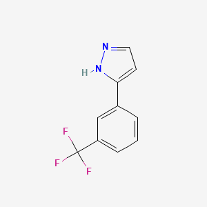 molecular formula C10H7F3N2 B1298626 3-[3-(Trifluoromethyl)Phenyl]-1H-Pyrazole CAS No. 149739-48-0