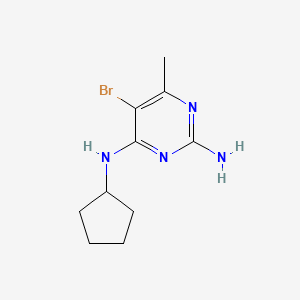 5-Bromo-N4-cyclopentyl-6-methylpyrimidine-2,4-diamine