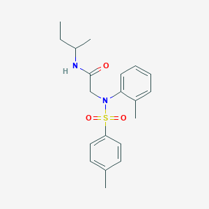 N-(sec-Butyl)-2-(4-methyl-N-(o-tolyl)phenylsulfonamido)acetamide