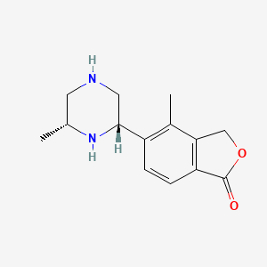 4-Methyl-5-((2S,6R)-6-methylpiperazin-2-yl)isobenzofuran-1(3H)-one