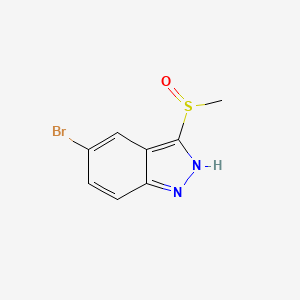 5-Bromo-3-(methylsulfinyl)-1H-indazole