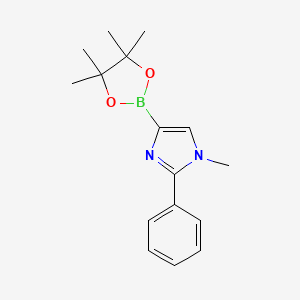 1-Methyl-2-phenyl-4-(4,4,5,5-tetramethyl-1,3,2-dioxaborolan-2-yl)-1H-imidazole