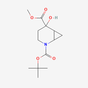 2-(tert-Butyl) 5-methyl 5-hydroxy-2-azabicyclo[4.1.0]heptane-2,5-dicarboxylate