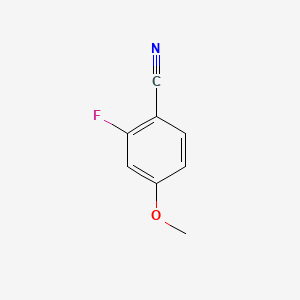 molecular formula C8H6FNO B1298646 2-氟-4-甲氧基苯甲腈 CAS No. 94610-82-9