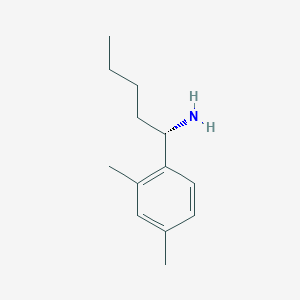 (S)-1-(2,4-Dimethylphenyl)pentan-1-amine