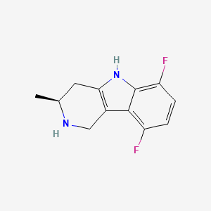 (S)-6,9-Difluoro-3-methyl-2,3,4,5-tetrahydro-1H-pyrido[4,3-b]indole