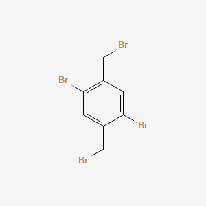 molecular formula C8H6Br4 B1298649 1,4-Dibromo-2,5-bis(bromomethyl)benzene CAS No. 35335-16-1