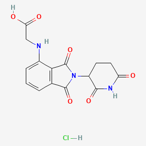 2-((2-(2,6-Dioxopiperidin-3-yl)-1,3-dioxoisoindolin-4-yl)amino)acetic acid hydrochloride