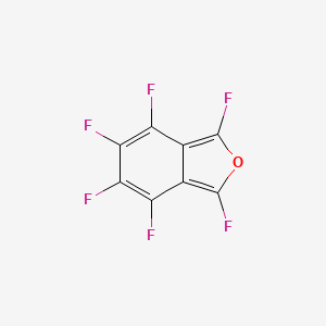 molecular formula C8F6O B12986509 Perfluoroisobenzofuran 