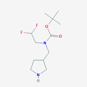 tert-Butyl (2,2-difluoroethyl)(pyrrolidin-3-ylmethyl)carbamate