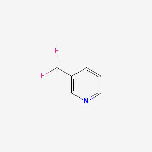 molecular formula C6H5F2N B1298654 3-(Difluoromethyl)pyridine CAS No. 76541-44-1