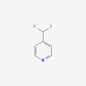 molecular formula C6H5F2N B1298655 4-(Difluoromethyl)pyridine CAS No. 82878-62-4