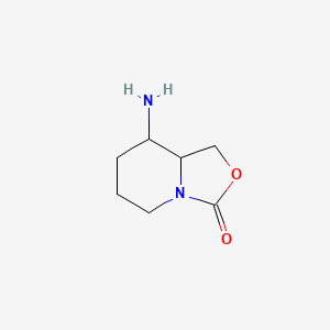 8-Aminohexahydro-3H-oxazolo[3,4-a]pyridin-3-one