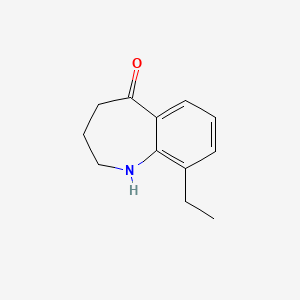 9-Ethyl-1,2,3,4-tetrahydrobenzo[b]azepin-5-one