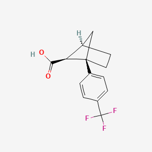 Rel-(1R,4R,5S)-1-(4-(trifluoromethyl)phenyl)bicyclo[2.1.1]hexane-5-carboxylic acid