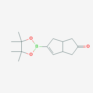 5-(4,4,5,5-Tetramethyl-1,3,2-dioxaborolan-2-yl)-3,3a,4,6a-tetrahydropentalen-2(1H)-one