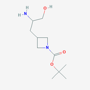 tert-Butyl 3-(2-amino-3-hydroxypropyl)azetidine-1-carboxylate