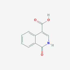 molecular formula C10H7NO3 B1298669 1-oxo-1,2-dihydro-4-isoquinolinecarboxylic acid CAS No. 34014-51-2