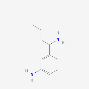 3-(1-Aminopentyl)aniline