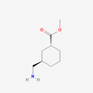 Rel-methyl (1R,3R)-3-(aminomethyl)cyclohexane-1-carboxylate