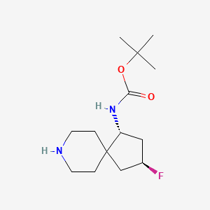 tert-Butyl ((1R,3S)-3-fluoro-8-azaspiro[4.5]decan-1-yl)carbamate