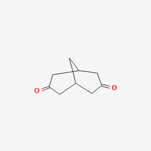 molecular formula C9H12O2 B1298671 Bicyclo[3.3.1]nonane-3,7-dione CAS No. 770-15-0