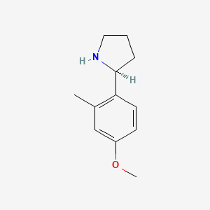 (S)-2-(4-Methoxy-2-methylphenyl)pyrrolidine