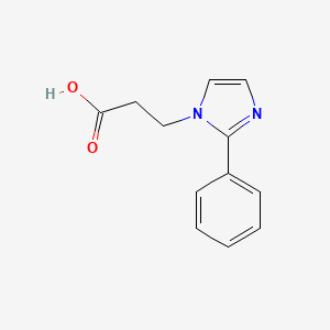 3-(2-phenyl-1H-imidazol-1-yl)propanoic acid