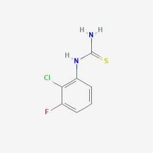 molecular formula C7H6ClFN2S B12986811 2-Chloro-3-fluorophenylthiourea 