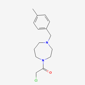 2-Chloro-1-[4-(p-tolylmethyl)-1,4-diazepan-1-yl]ethanone