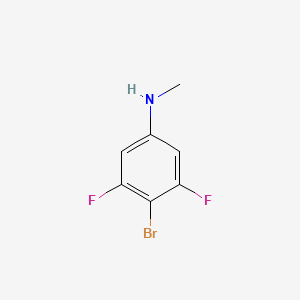 4-Bromo-3,5-difluoro-N-methylaniline