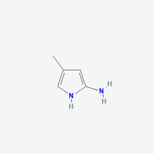 molecular formula C5H8N2 B12986971 4-methyl-1H-pyrrol-2-amine 