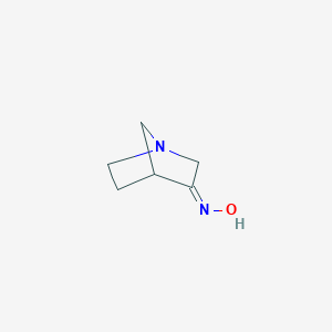 B129870 (NZ)-N-(1-azabicyclo[2.2.1]heptan-3-ylidene)hydroxylamine CAS No. 149649-60-5